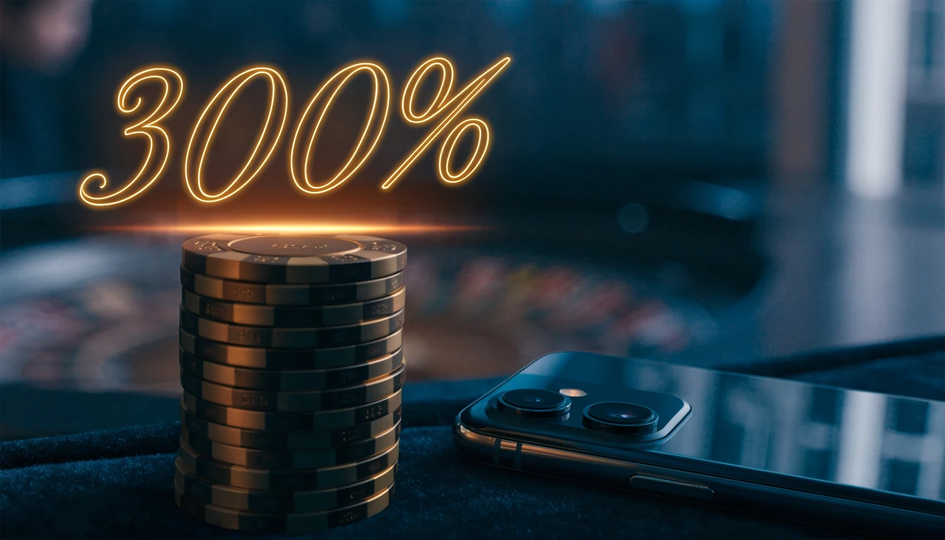 Online casino met 300% bonus: voorwaarden en saldo